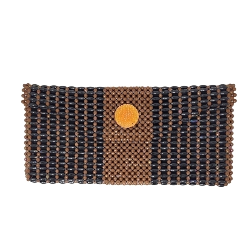 VTG beaded envelope clutch bag